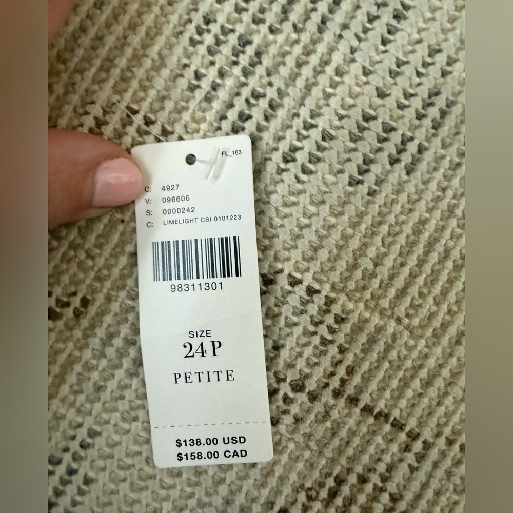 NWT Anthropologie Maeve Colette Yellow Pant, size 24P - Picture 3 of 5